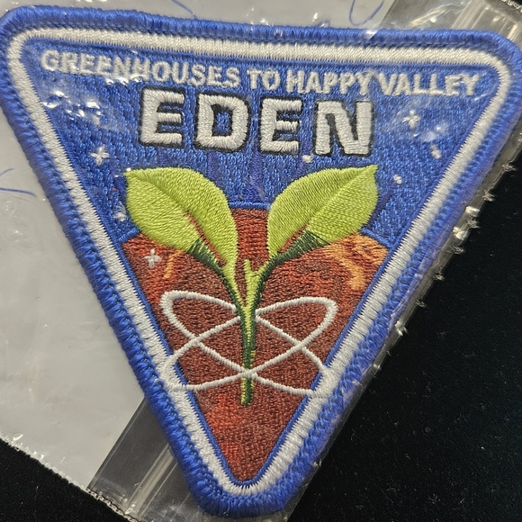 For All Of Mankind Patch Eden Greenhouses to Happy Valley Embroidered Iron On - Picture 4 of 4